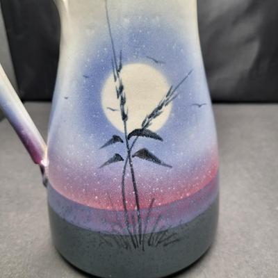 Mark Hudak Hand Thrown Pottery Pitcher