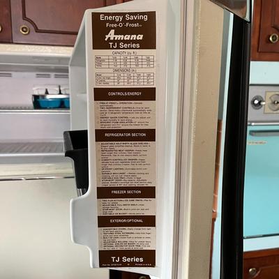 Amana 18 Almond Refrigerator