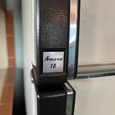 Amana 18 Almond Refrigerator