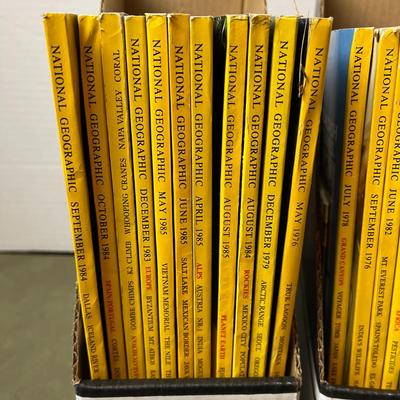 Vintage National Geographic Magazines - Various Issues from May 1976-June 1985