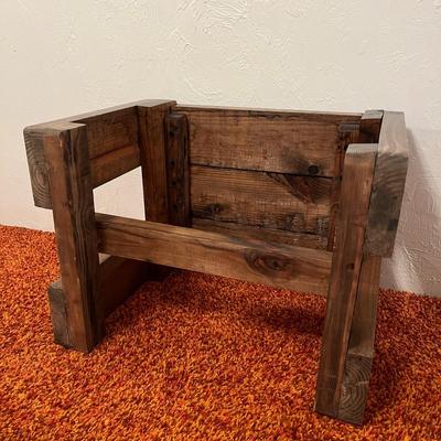 Vintage Solid Wood Coffee & 2 Side Tables