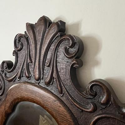 Antique Side by Side Cabinet Display Shelving Bookcase with Secretary Desk (35 x 11 x 72 )