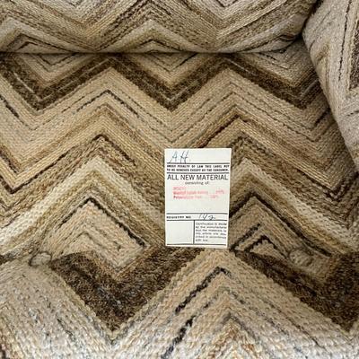 Vintage Chevron Sofa