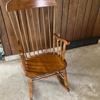 Vintage Wooden Rocking Chair