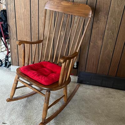 Vintage Wooden Rocking Chair