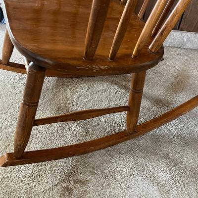 Vintage Wooden Rocking Chair