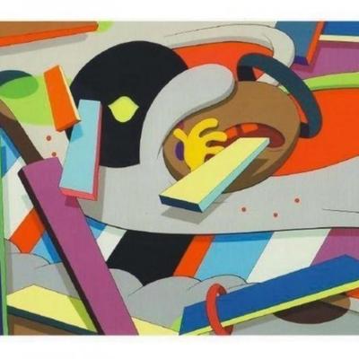 KAWS CLEAN SLATE EXHIBITION POSTER + RARE KAWS CARDS