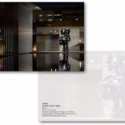 KAWS CLEAN SLATE EXHIBITION POSTER + RARE KAWS CARDS