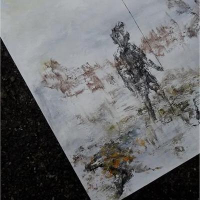 ANGEL 41 - LIVING THE DREAM - ORIGINAL CANVAS