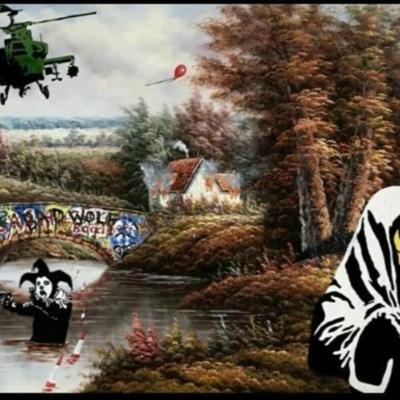 MASON STORM - THE BROTHERS GRIM (BANKSY) MINI PRINT