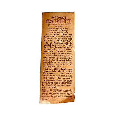 Antique McElree's Cardui