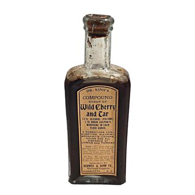 Antique Dr. King's Syrup of Wild Cherry & Tar