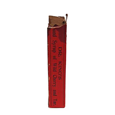 Antique Dr. King's Syrup of Wild Cherry & Tar