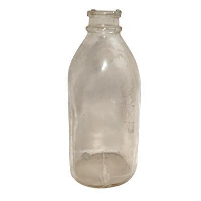 Vintage Unmarked One Quart Milk Bottle