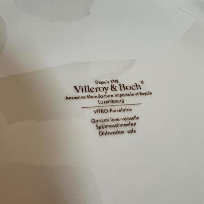 Stone Ceramic Decorative Lot - Villeroy & Boch Platter, Signed Candle Holder + More