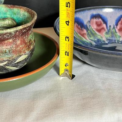 Large Lot of Signed Ceramics Pottery