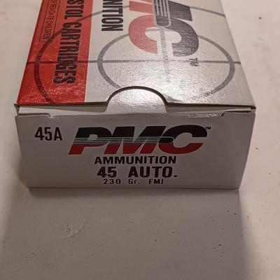 PMC Ammunition 50 centerfire pistol cartridges .45 Auto 230 Gr. FM