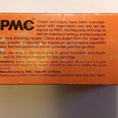 PMC 50 - 43 Center fire Cartridges 45 automatic partial box of ammo.
