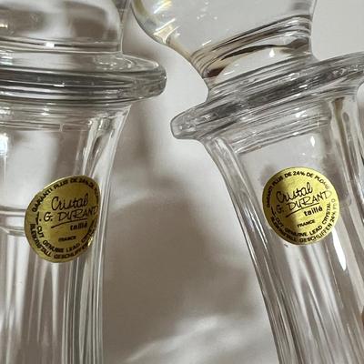 Crystal Decanters, Wine and Rocks Glasses Lot