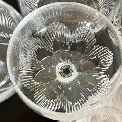 Crystal Decanters, Wine and Rocks Glasses Lot