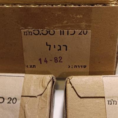 5.56 Israeli Ammunition 20 cartridges per box 60 total