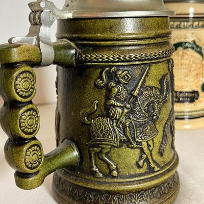 2 Vintage German Steins