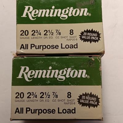 Remington 20 Guage 40 rounds All-purpose load