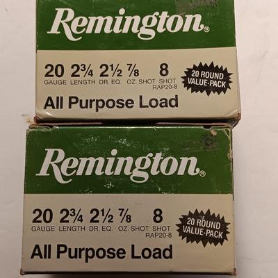 Remington 20 Guage 40 rounds All-purpose load