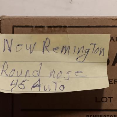 Ammunition 45 Auto new Rem Round nose
