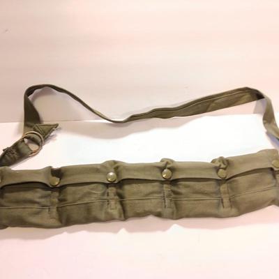 Military Ammo belt with Ammunition