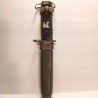 Vintage Imperial U.S. M7 Knife with M8Al Scabbard Vietnam Period