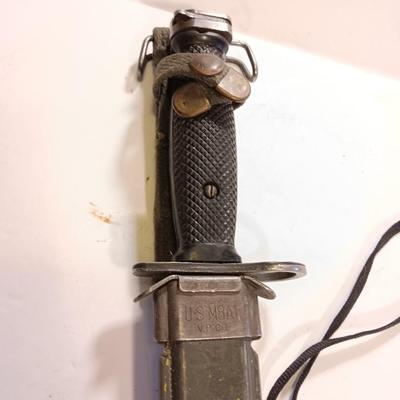 Vintage Imperial U.S. M7 Knife with M8Al Scabbard Vietnam Period