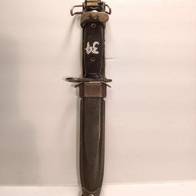 Vintage Imperial U.S. M7 Knife with M8Al Scabbard Vietnam Period