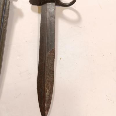 Vintage Imperial U.S. M7 Knife with M8Al Scabbard Vietnam Period