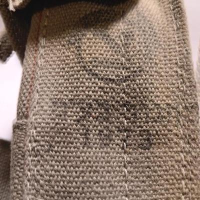 1970 & 1973 Two US Army Canvas Ammo Pouches with a belt