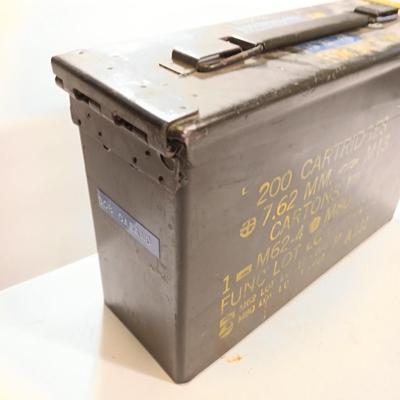 Empty Ammunition chest - 200 cartridges 7.62 mm M13 Metal Military Ammunition box