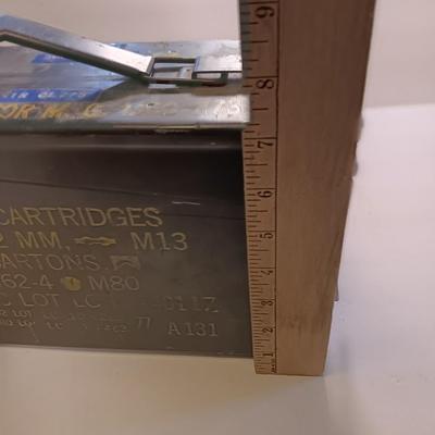 Empty Ammunition chest - 200 cartridges 7.62 mm M13 Metal Military Ammunition box
