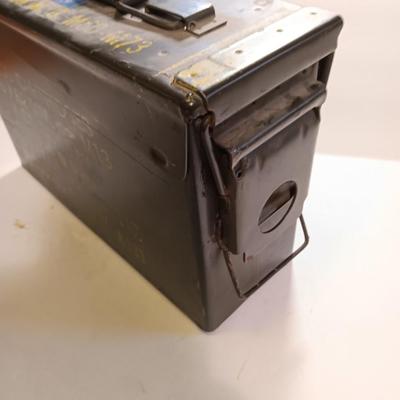 Empty Ammunition chest - 200 cartridges 7.62 mm M13 Metal Military Ammunition box