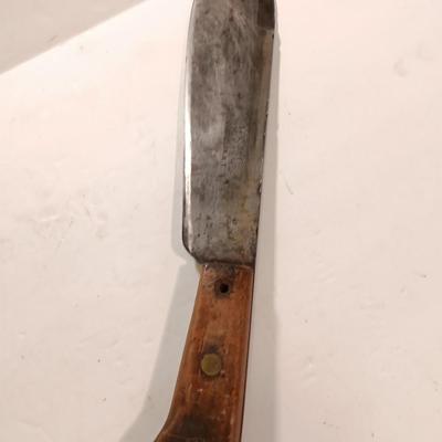 US WW2 USMC Marine Corps Large Bolo Knife Chatillon N.Y. With sheath