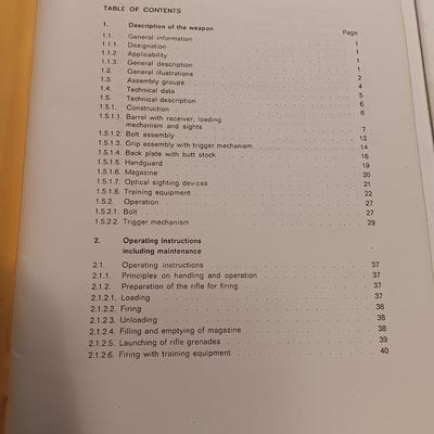 Books - Operators Manual for AK-47 Automatic HK91 & G3 - FAL User Manual Light auto rifle Cal. 7.62 mm