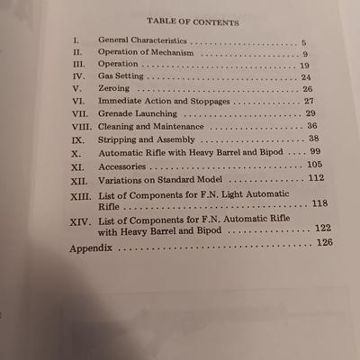 Books - Operators Manual for AK-47 Automatic F.N. F.A.L. Auto Rifles & F.A.L. User's manual Light auto rifle 7.62 MM