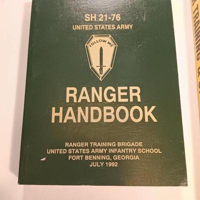 Books - Ranger handbook and Ranger Training and operations
