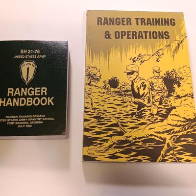 Books - Ranger handbook and Ranger Training and operations