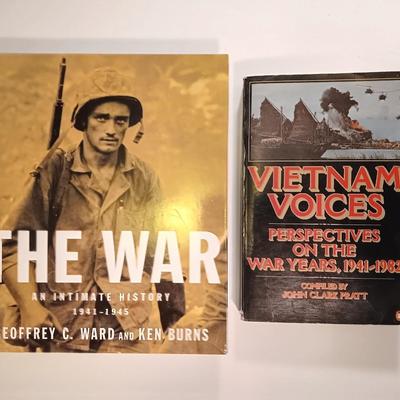 Books - The war an intimate history 1941 -1945 & Vietnam Voices Perspectives on the war years