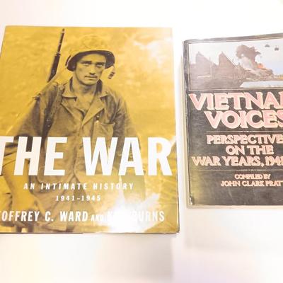 Books - The war an intimate history 1941 -1945 & Vietnam Voices Perspectives on the war years