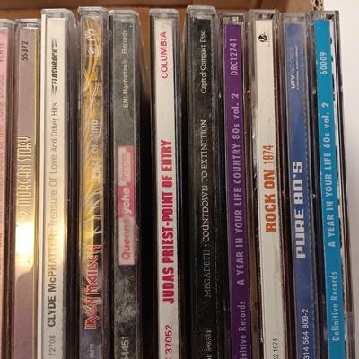 Music on CD -Johnny Cash - Bruce Springsteen - Judas Priest - Iron Maiden and so many more!