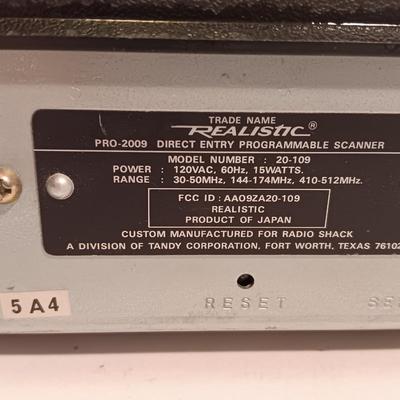 Realistic Direct Entry Programmable Scanner