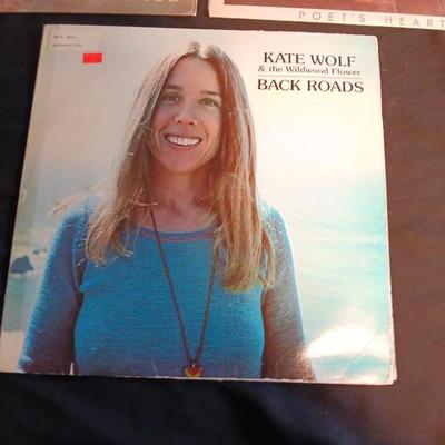 Three Kate Wolf Vinyl Albums - LP Records