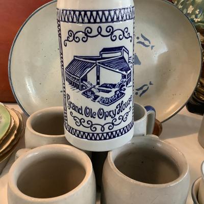 U658 Blue & White Stoneware Lot Pfaltzgraff