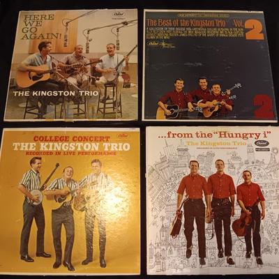 Vinyl Albums - The Kingston Trio Four LP Records